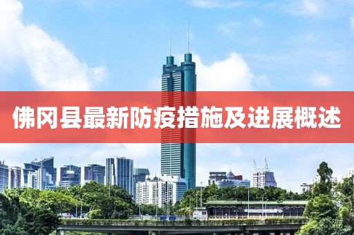 佛冈县最新防疫措施及进展概述