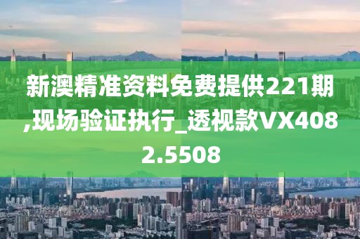 新澳精准资料免费提供221期,现场验证执行_透视款VX4082.5508
