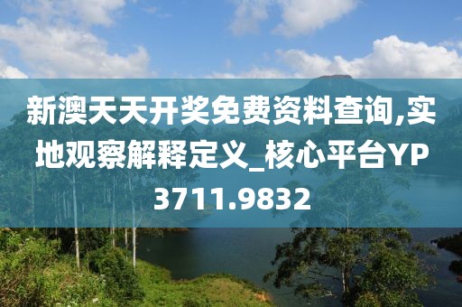 新澳天天开奖免费资料查询,实地观察解释定义_核心平台YP3711.9832