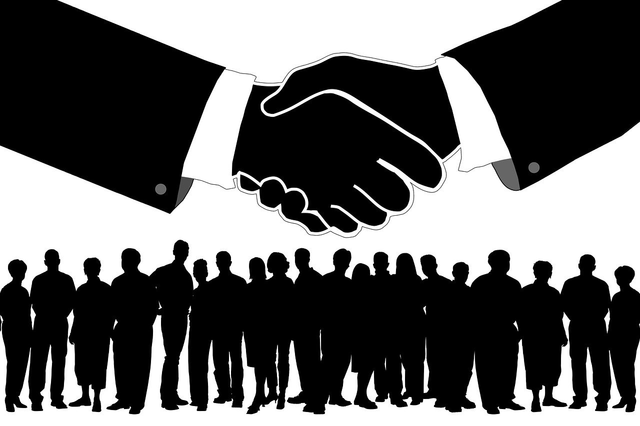 最新握手图，揭示力量与情感联系于人际交流之中
